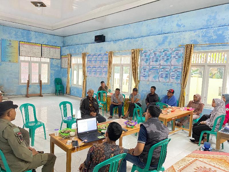 Tangani ODGJ Diwilayahnya, Aparatur Gunung Terang Rembuk Pekon Hadirkan Pihak Terkait