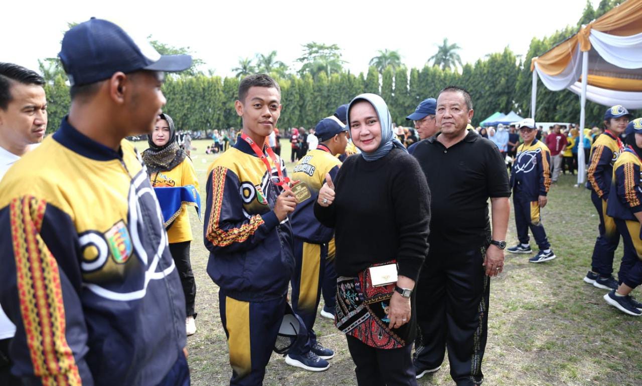 Gubernur Apresiasi Atlet Drumband PDBI Lampung Raih Peringkat 5 Besar Nasional