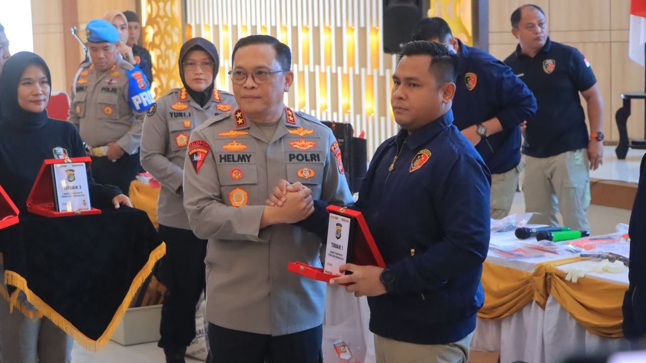 Polres Lampung Utara Juara Pengungkapan Kasus Operasi Sikat Krakatau 2025