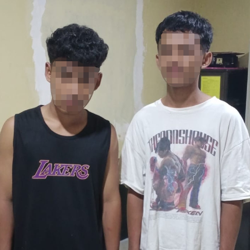 Polsek Tanjung Karang Timur Ringkus Dua Remaja Pengedar Tembakau Sintetis