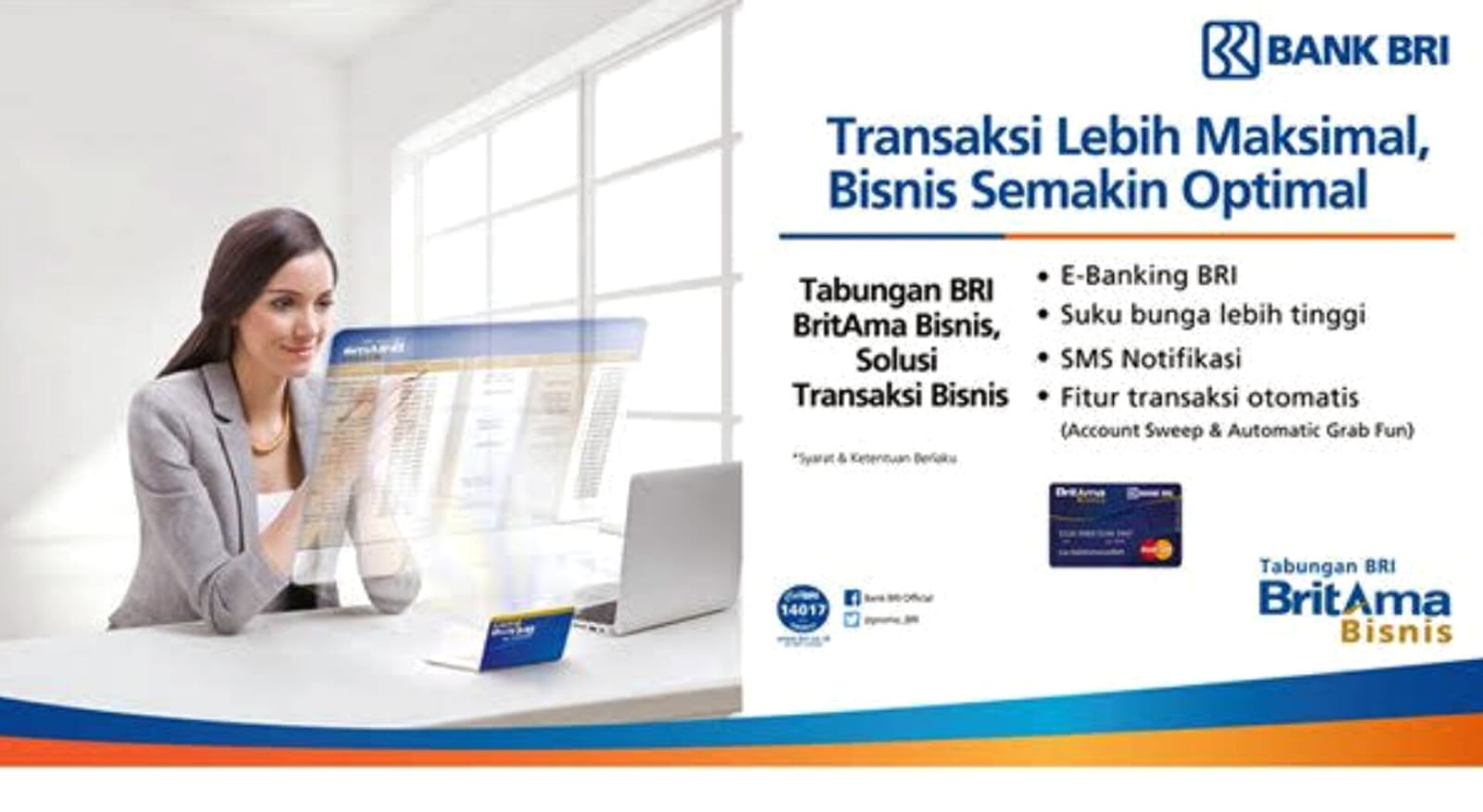 Mudah Kelola Bisnis dengan Britama Bisnis dari Bank BRI