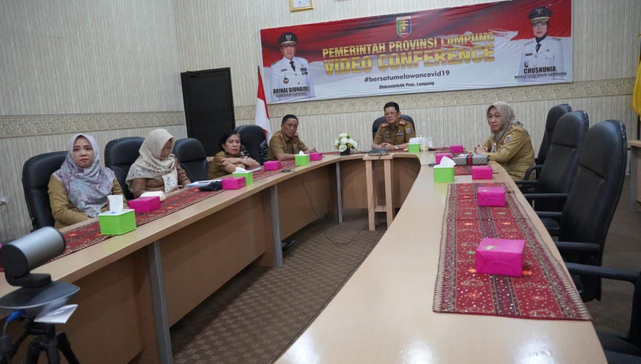 Pemprov Lampung Ikut Webinar Tahapan Pemilu Serentak 2024 