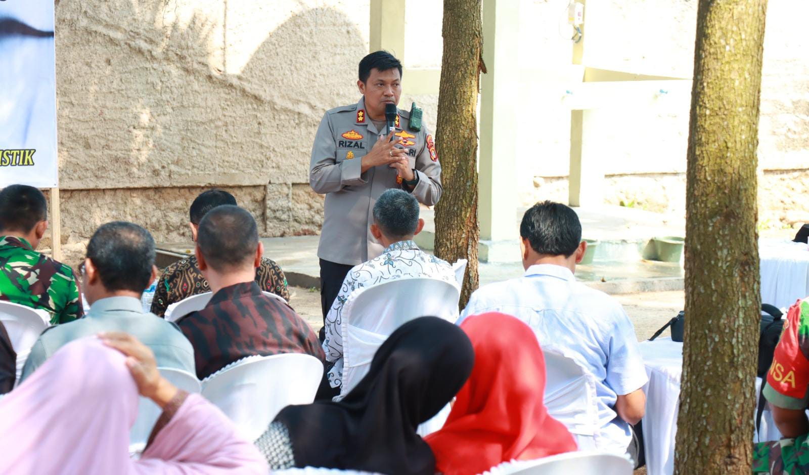 Kunjungi Desa Negeri Jemanten, Kapolres Lampung Timur Serap Aspirasi Masyarakat