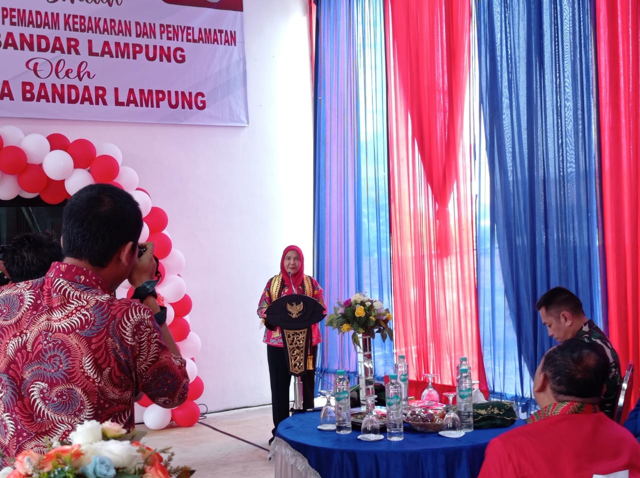 Wali Kota Bandar Lampung Resmikan Gedung Baru Dinas Damkar
