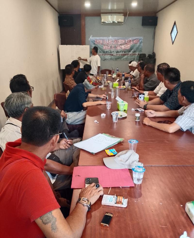 Triga Lampung Ancam Aksi Besar Jika Ukur Ulang HGU PT SGC Tak Segera Direalisasi