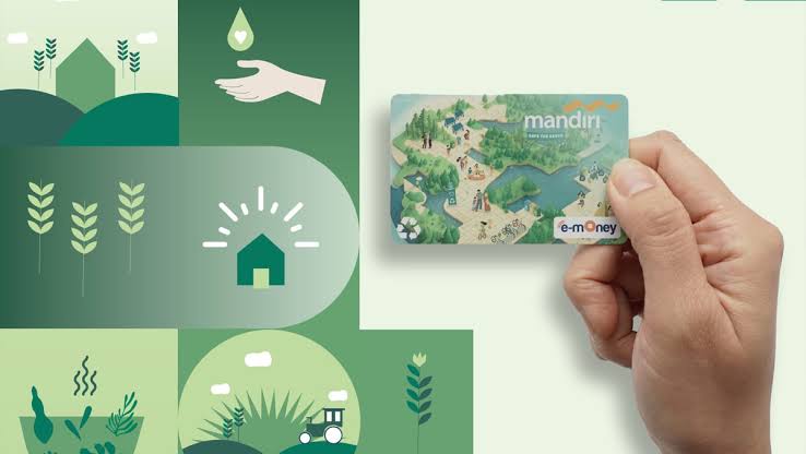 Bank Mandiri Terbitkan Kartu Debit dan E-money Plastik Daur Ulang Pertama di Indonesia