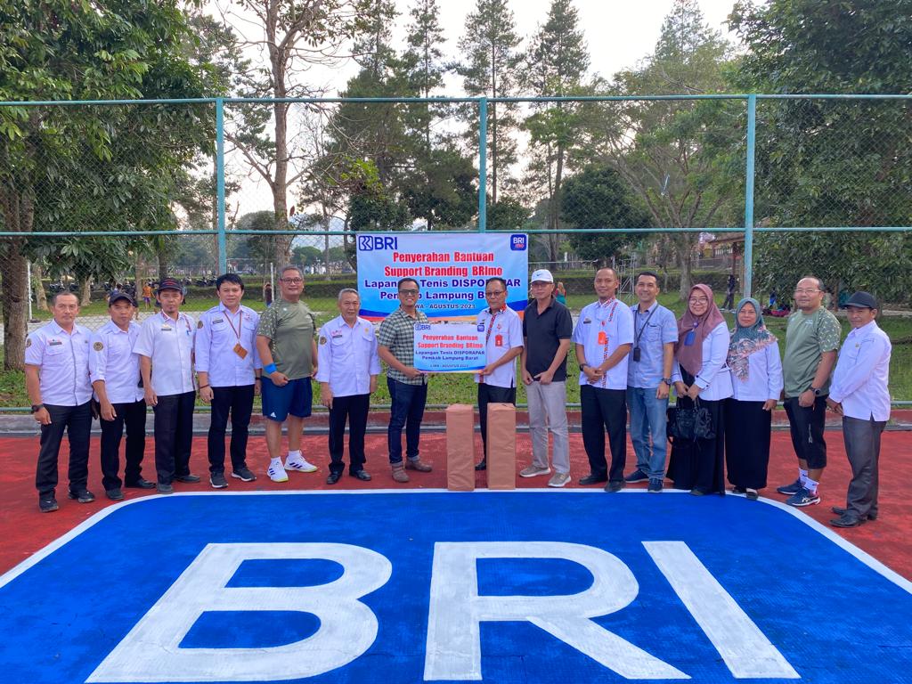 Disporapar Lampung Barat Terima Bantuan Support Branding BRImo