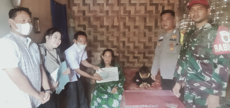 Pemdes Gedung Agung Salurkan BLT DD 2026 Kepada Dua KPM 