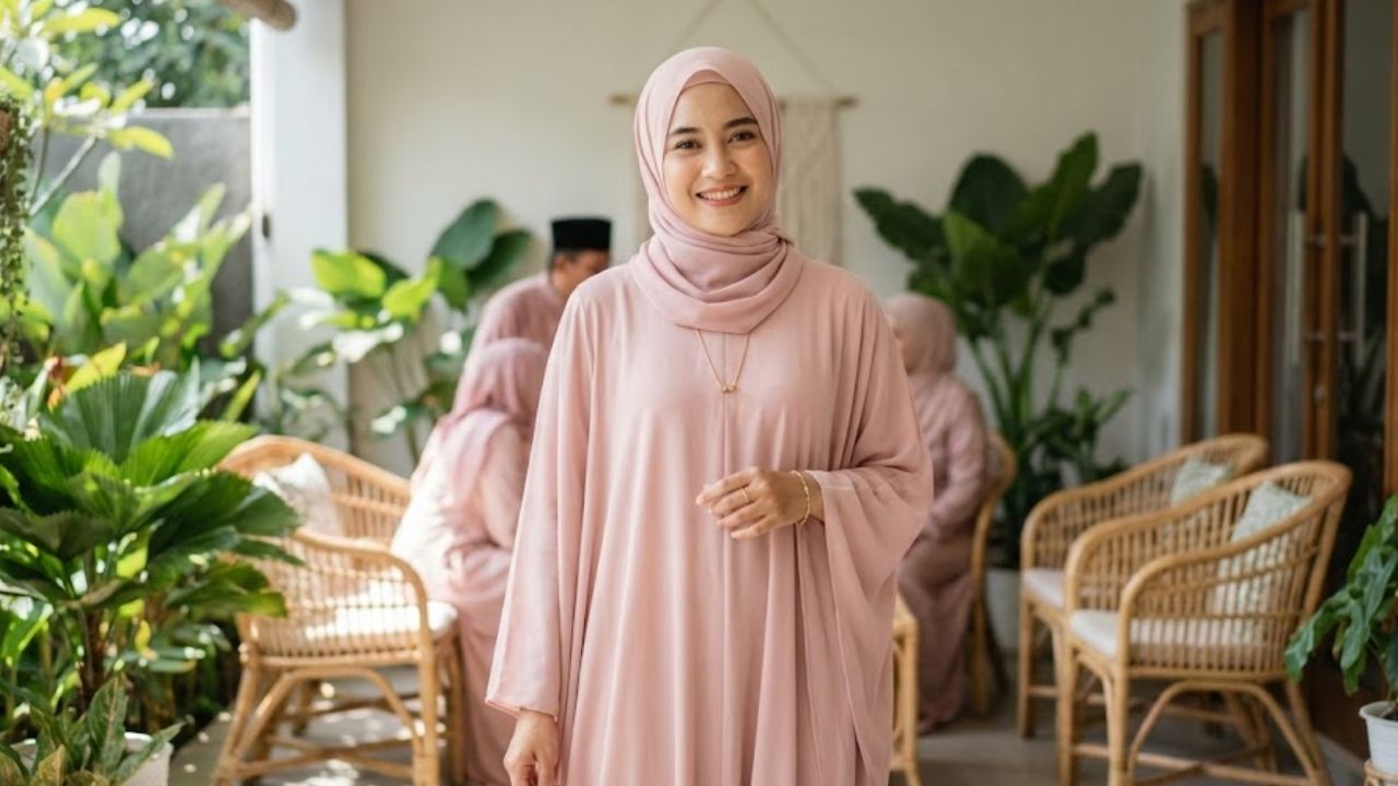 Tren Abaya Lebaran 2026: Fleksibel Dipakai dari Pagi Sampai Malam
