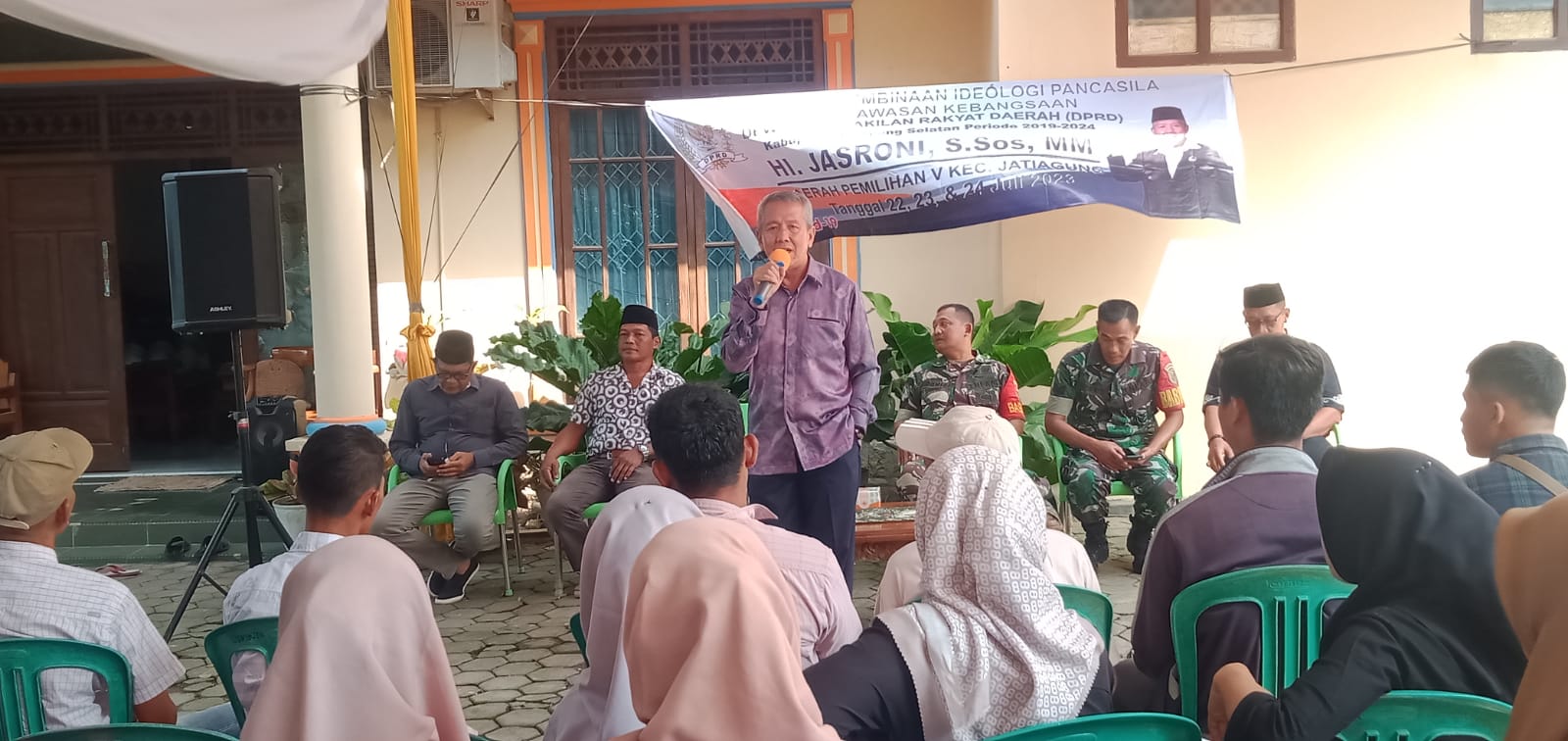 Anggota DPRD Lampung Selatan Jasroni Sosialisasikan IPWK di Desa Jatimulyo 