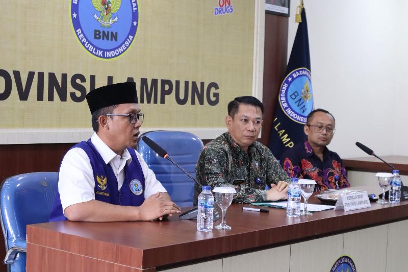 Kepala BNN Lampung Bantah Ada Pegawai Honorer Terlibat Jaringan Fredy Pratama