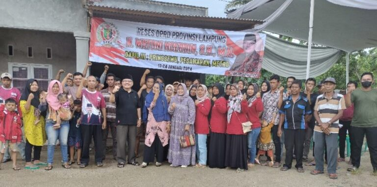 Pupuk Langka, Petani Fajar Agung Minta Solusi ke Watoni Noerdin