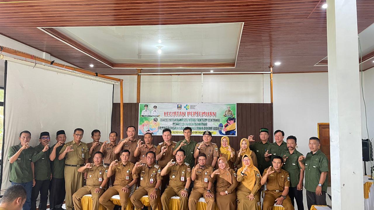 Pemkab Pesbar Gelar Rakor Penanganan ODGJ Berat, Sinergi Lintas Sektor Diperkuat
