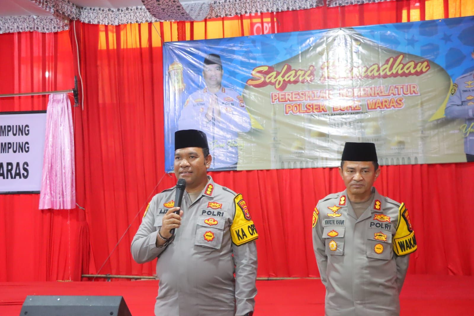 Polsek Teluk Betung Selatan Resmi Jadi Polsek Bumi Waras