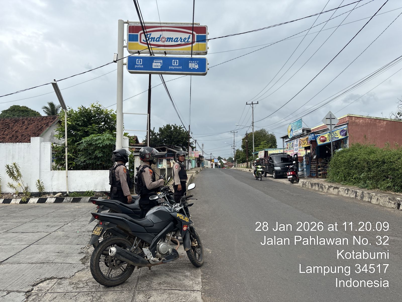 Sambut Ramadan, Sat Samapta Polres Lampung Utara Tingkatkan Patroli