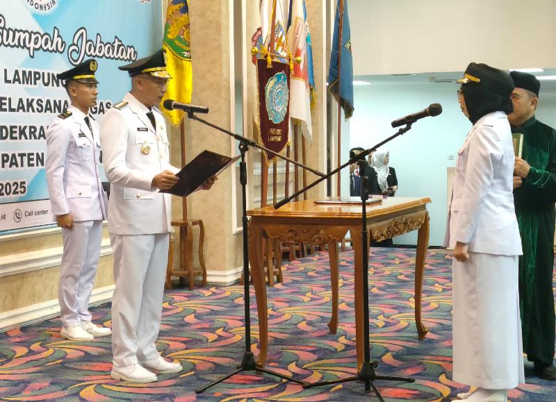Resmi Ayu Asalasiyah Definitif Jadi Bupati Way Kanan, Ini Pesan Gubernur Mirza