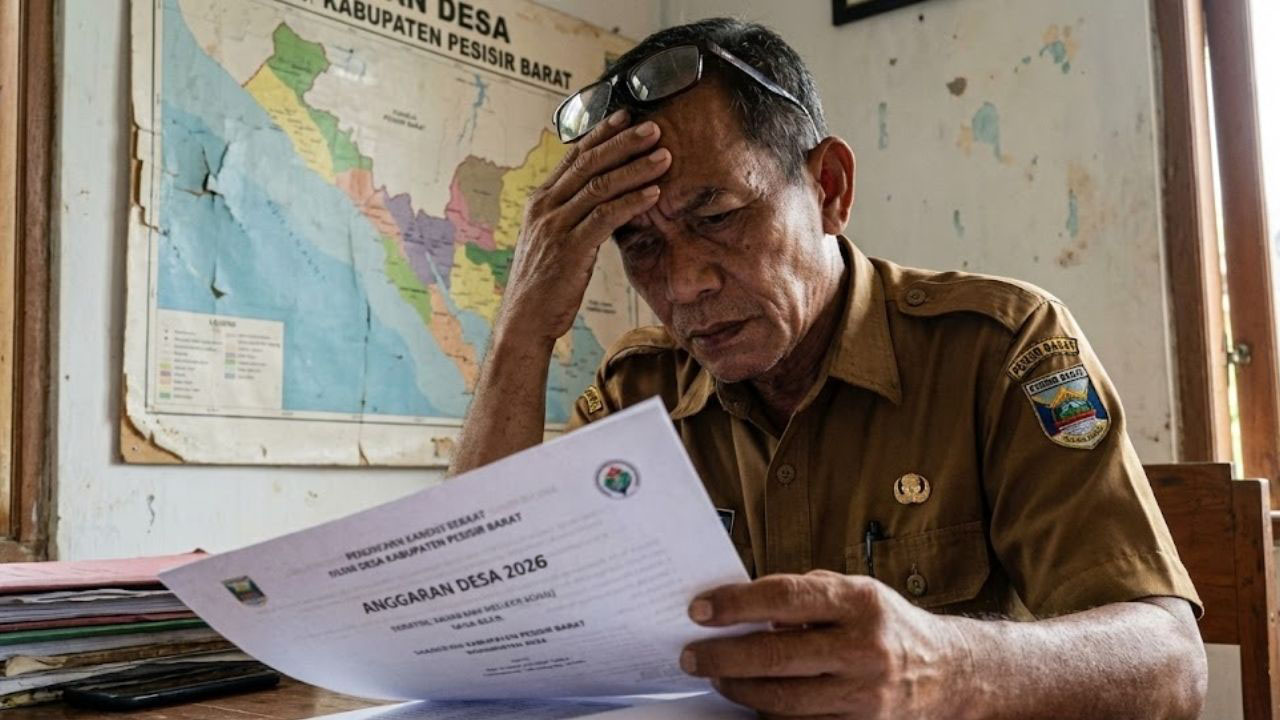 'Jatuh Miskin', Penerimaan Dana Desa 2026 Pesisir Barat Turun 60 Persen