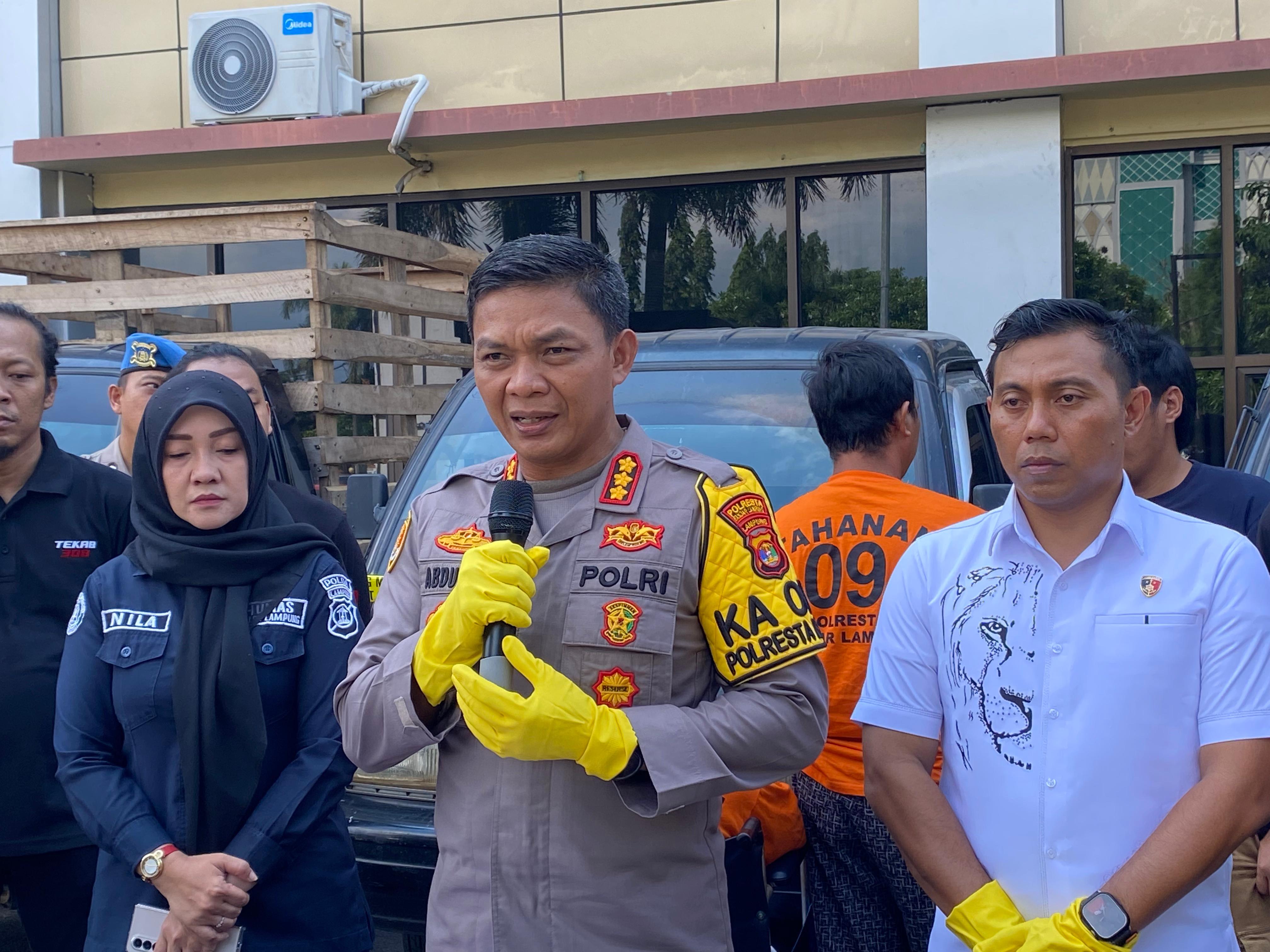 Polresta Bandar Lampung Ringkus Komplotan Pelaku Pencurian Spesialis Mobil Pick Up dan Penadah