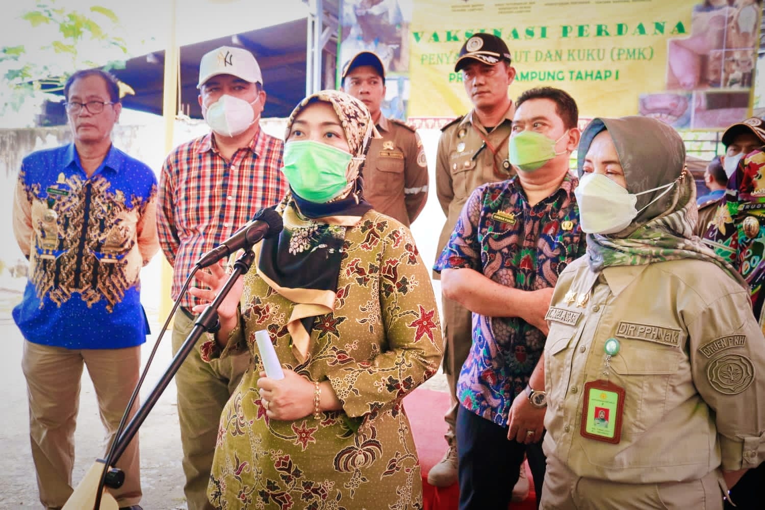 Wagub Chusnunia Pimpin Apel Siaga Pencanangan Vaksinasi PMK Provinsi Lampung