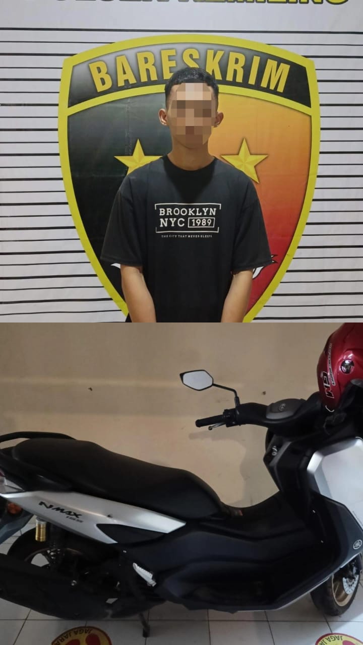 Curi Motor Teman Kost, Mahasiswa di Bandar Lampung Diringkus Polisi