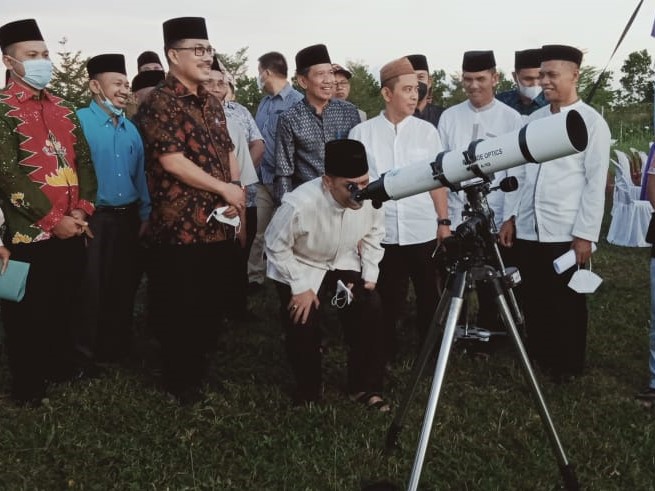 Sekda Lampung Selatan Pantau Hilal di ITERA