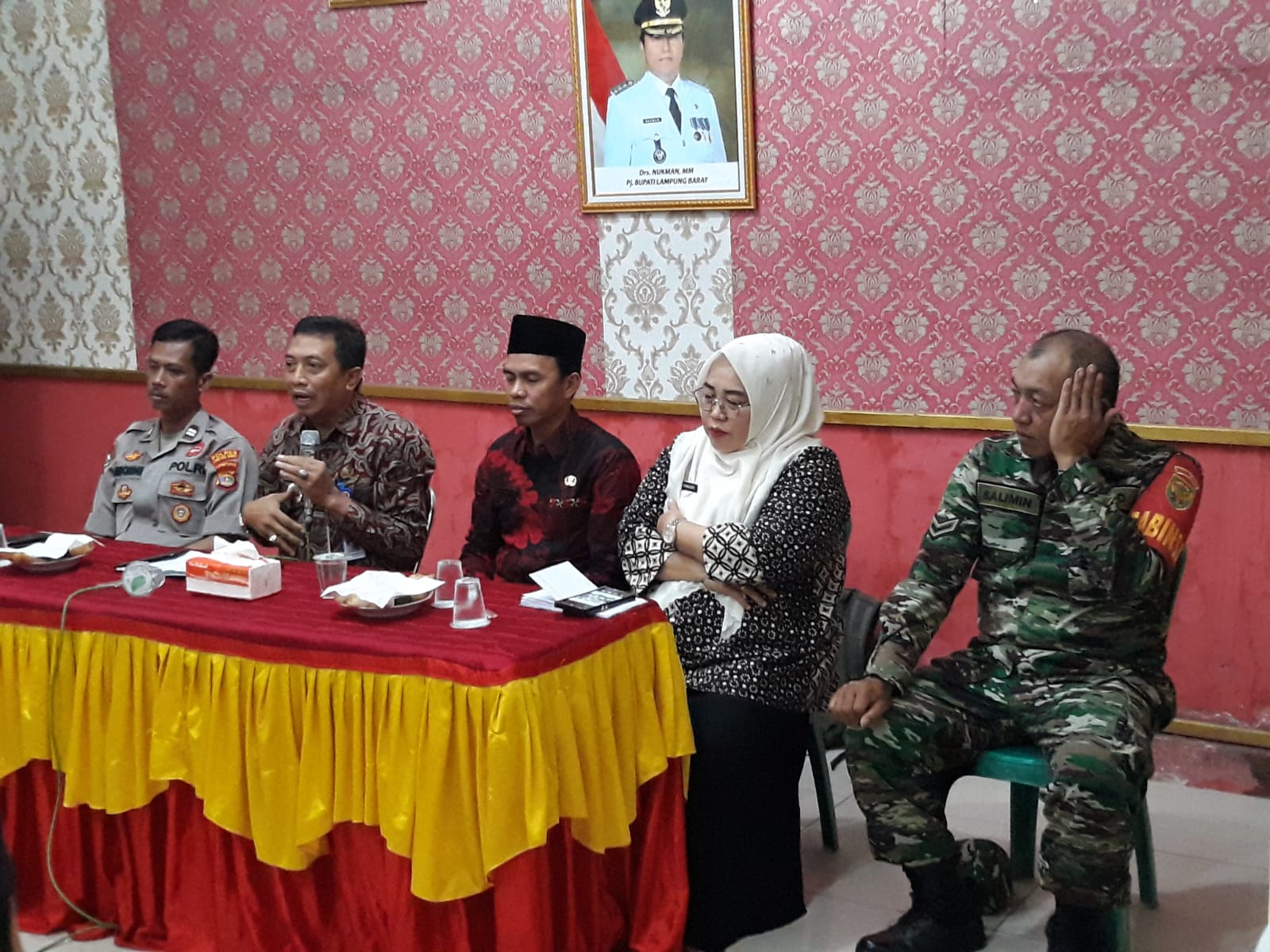 Camat Nowo Gelar Rakor Linsek Perdana