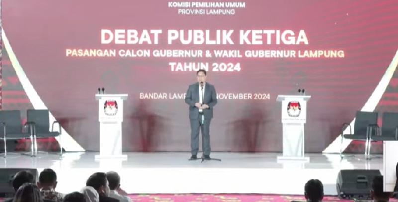 Debat Terakhir Cagub, Ketua KPU Lampung: Ini Menjadi Salah Informasi ke Masyarakat Untuk Menetapkan Pilihan