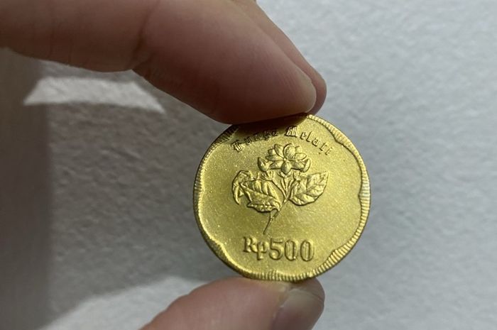 Uang Koin 500 Rupiah Cetakan Tahun 1992 Bergambar Melati Dibandrol Rp 5 Juta per Keping