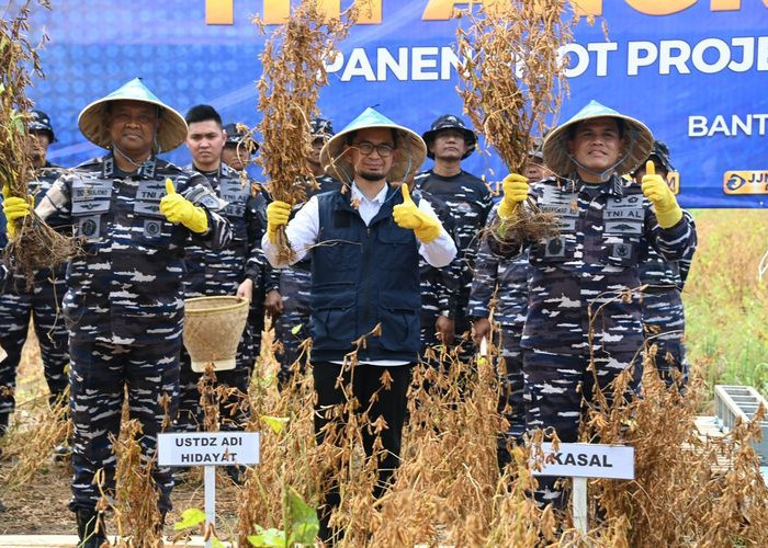 TNI AL Perluas Uji Tanam Kedelai ke Lampung dan Bogor untuk Dukung Ketahanan Pangan