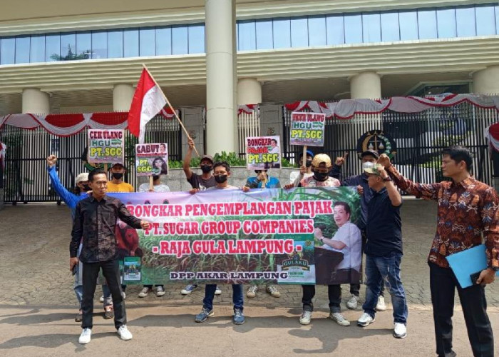 Akar Lampung Laporkan Sugar Group Company ke Kejagung, KPK dan Kementerian ATR BPN