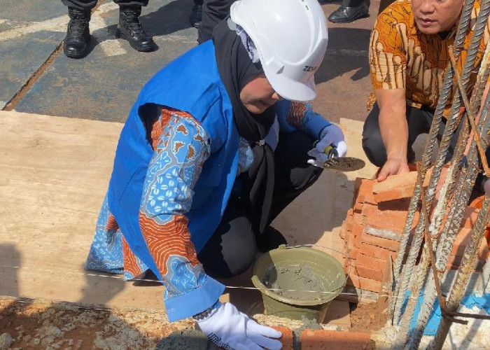 Pembangunan Infrastruktur Polresta, Wali Kota Letakkan Batu Pertama Gedung Satlantas dan Satintelkam