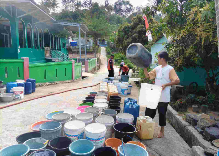 Kekeringan Sumur, 201 Warga Way Laga Bandar Lampung Kekurangan Air Bersih