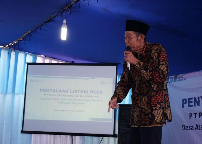 PLN Tuntaskan Desa Berlistrik 100 Persen Kabupaten Tanggamus