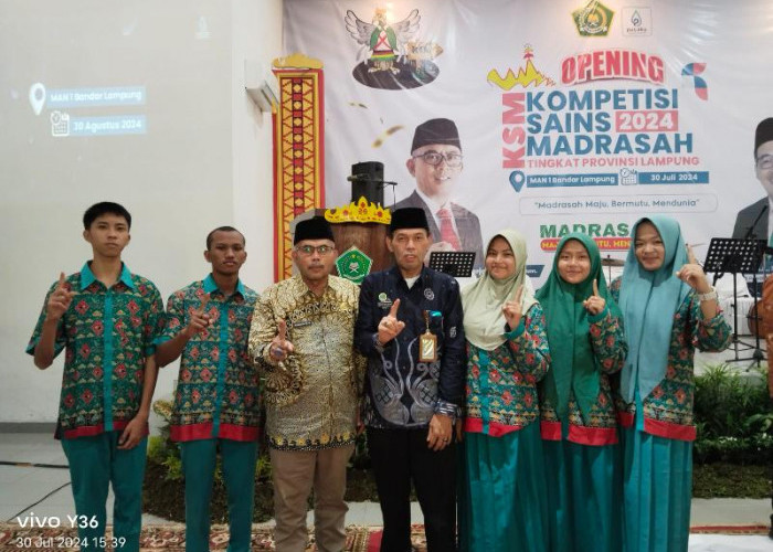 Berhasil Juara 1 KSM Tingkat Provinsi, Dua Pelajar MAN 1 Lampung Barat Melaju Ke Tingkat Nasional