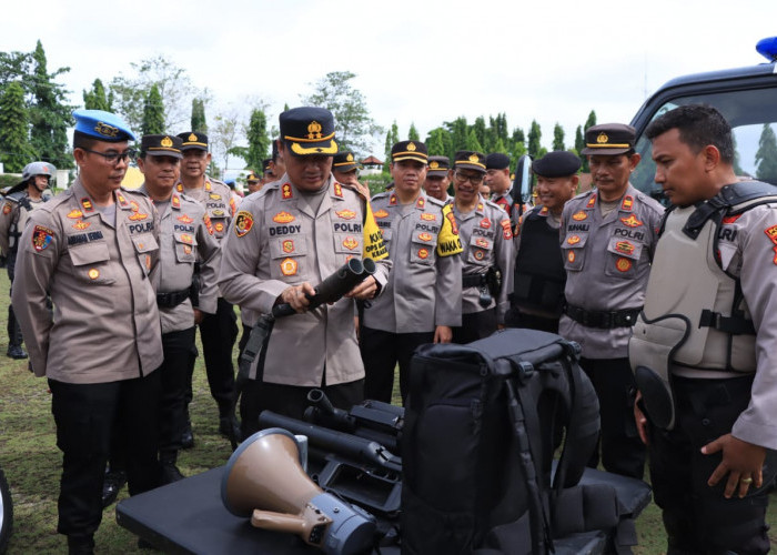 Polres Lampung Utara Siap Amankan Pilkada Serentak 2024