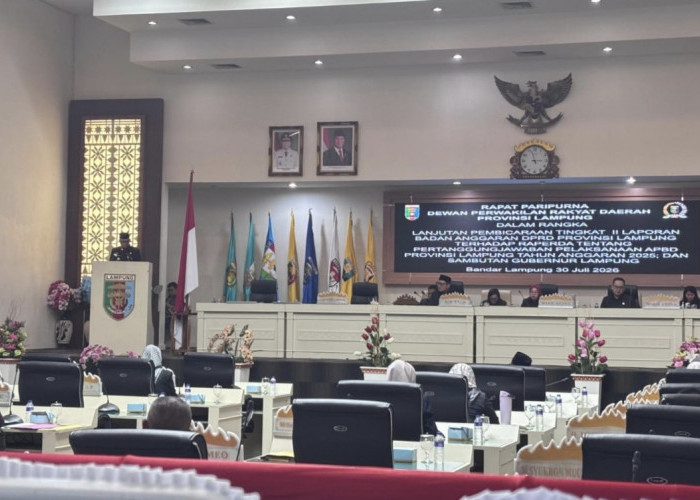 Pendapatan APBD Perubahan Lampung 2026 Turun Rp19,6 Miliar, Belanja Naik Rp74,6 Miliar