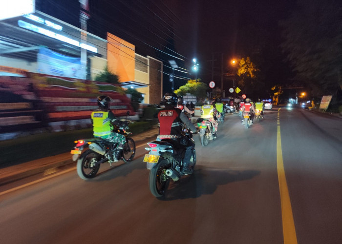 Jelang Tahun Baru 2026, TNI-Polri di Lampung Utara Gelar Patroli Gabungan