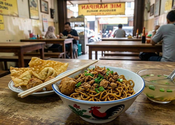 Mie Naripan Bandung, Mie Ayam Legendaris dengan Cita Rasa Klasik