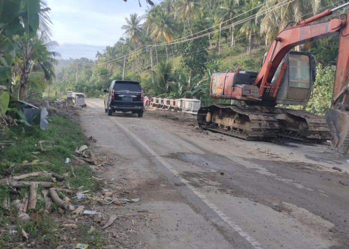 Penanganan Darurat Jalan Amblas Selesai, Arus Lalin Kembali Lancar   