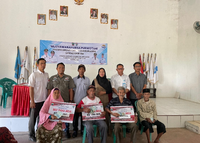 Pemdes Purwotani Salurkan BLT DD Tahun 2026 Kepada Lima KPM 