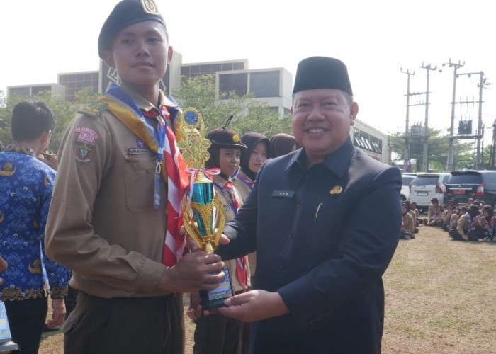 Sekda Iwan Gunawan Hadiri Upacara Hari Kesaktian Pancasila dan Penutupan Gebyar Perkemahan