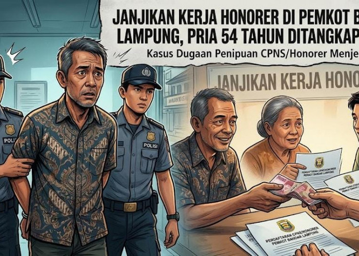 Modus Janji Kerja Honorer Pemkot Bandar Lampung, Polisi Ungkap Kasus Dugaan Penipuan Rp20 Juta