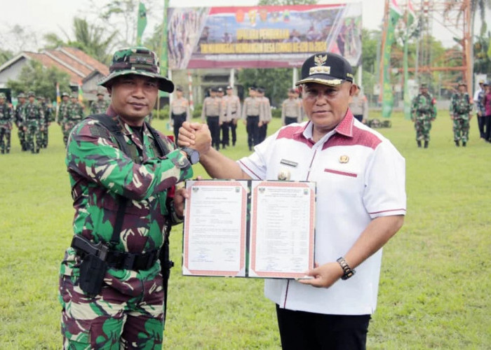 Bupati Lampung Selatan Hadiri Pembukaan TMMD ke-120 Kodim 0421 di Desa Budi Lestari