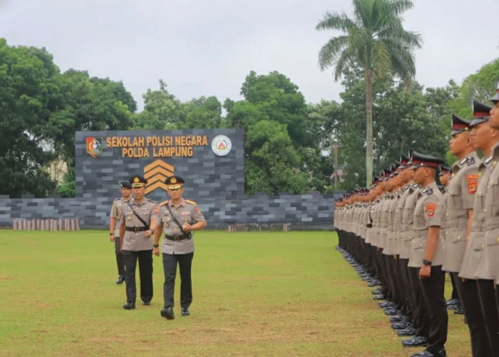 Kapolda Lampung Tutup Pendidikan Pembentukan Bintara Polri TA 2025 di SPN Polda Lampung