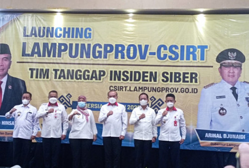Pemprov Lampung Bersama BSSN Luncurkan Tim Tanggap Insiden Siber LAMPUNGPROV-CSIRT