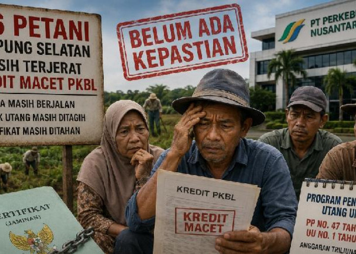 Nasib 126 Petani Lampung Selatan Menggantung, Kredit Macet Belum Tuntas