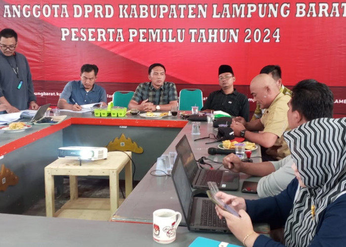 KPU Lampung Barat Tetapkan 295 DCS untuk Pileg 2024