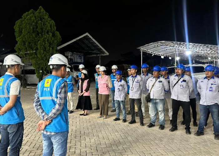 Pastikan Kelistrikan Aman, PLN Lakukan Pemeriksaan Berkala di Pusat Keramaian Lampung Utara