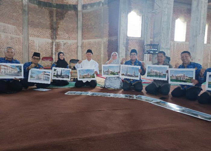 Jelang Akhir Jabatan, Pj Gubernur Lampung Samsudin Tinjau Progres Pembangunan Masjid Al hijrah Kota Baru