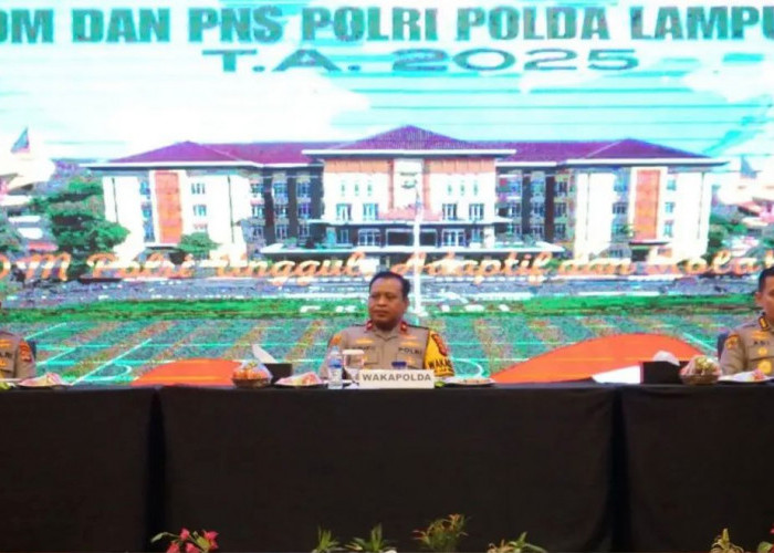 Wakapolda Lampung Resmi Buka Rakorbin SDM dan PNS Polri 2025